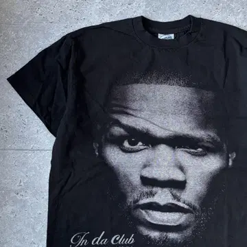 50cent 티셔츠 래퍼 in da club 반팔 블랙 L