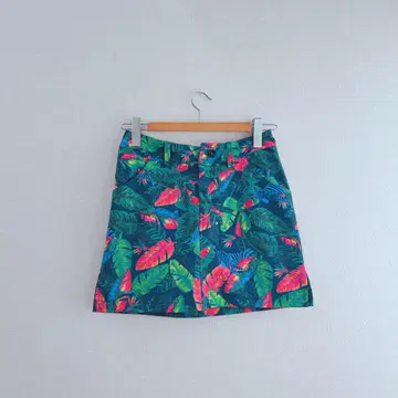 트로피컬 잎 패턴 스커트 보타니컬 비바 하트 40