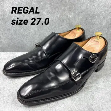 REGAL 리갈 더블 몽크 비즈니스 슈즈 27 블랙 W87