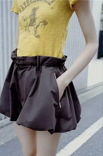 미사용 자라 ZW 컬렉션 풍선 반바지 XS