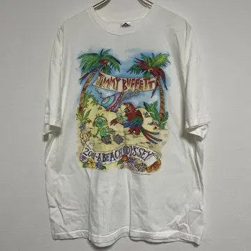 JIMMY BUFFETT 프린트 티셔츠 2XL
