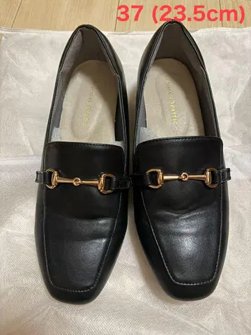 ORiental TRaffic 블랙 로퍼 골드 장식 23.5cm
