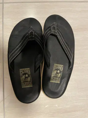ISLAND SLIPPER 플립플랍 블랙 사이즈 9