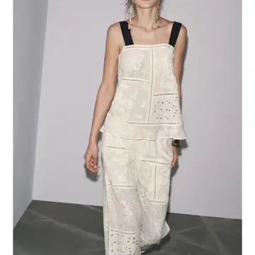 ZARA ZW COLLECTION 패치워크 자수 탑