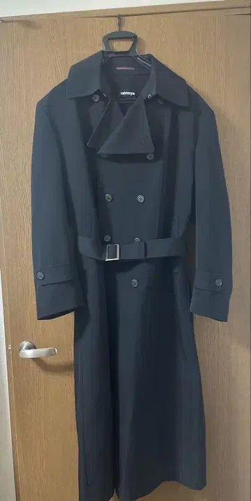 새상품급 우에노야 uenoya.jp 나폴레옹 코트 롱 코트 125 블랙