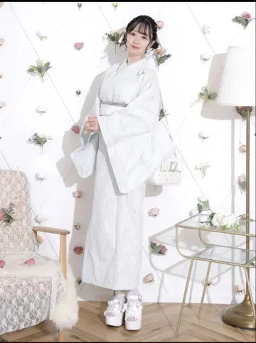 아가씨 전체 레이스 세퍼레이트 유카타 NOEMIE