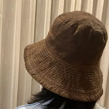 감즙 염색 모자 손염색