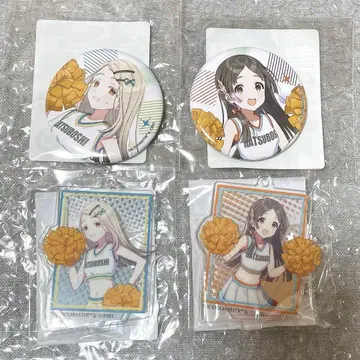 가쿠마스 히로 치나 코토부키야 복권 캔뱃지 아크릴 키링