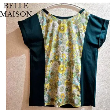 BELLEMAISON 리버티 코튼 100% 해바라기 절개 첼리닉 LL
