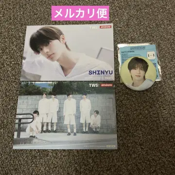 TWS 시부야 109 팝업 캔뱃지 JOYSOUND 엽서 신유와 유닛