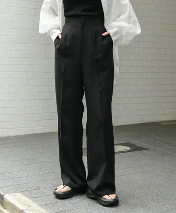 'UR TECH DRYLUXE' 린넨 같은 와이드 팬츠 XS