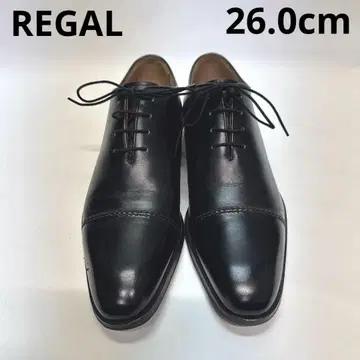 REGAL 비즈니스 슈즈 천연 가죽 블랙 가죽 신발 26