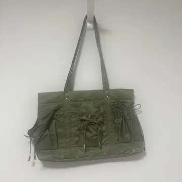 RONE PARC 로네 파크 나일론 백 올리브