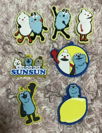 퍼펫 순순 러버 키링 4종, 러버 마그넷 3종