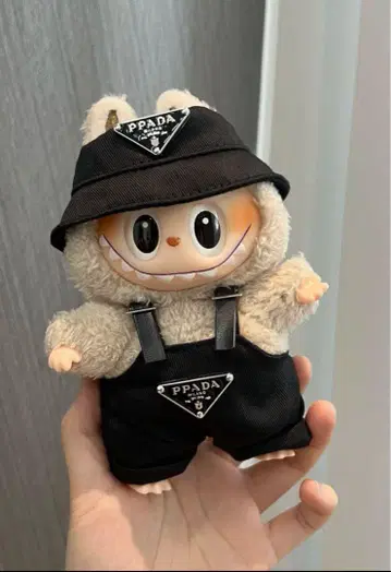 LABUBU 라부브 의류 2개 세트 블랙
