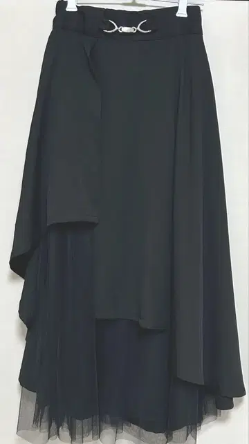 튤 아지메 벨트풍 스커트
