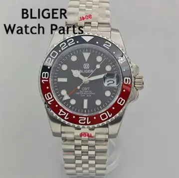 BLIGER 자동 감기 손목 시계 100m 방수