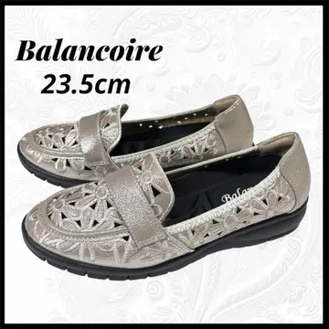 Balancoire 초경량 플라워 컷 엘레강트 로퍼 23.5cm