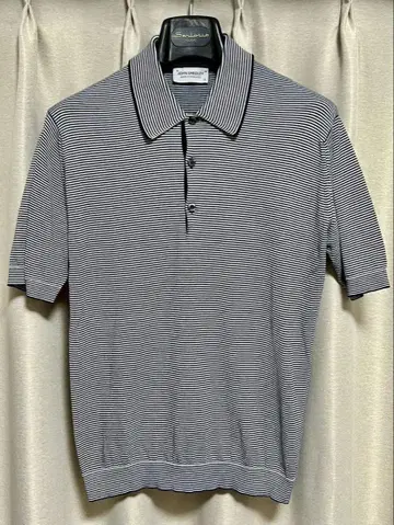 JOHN SMEDLEY / 존스메들리 코튼 니트 피케 셔츠 S