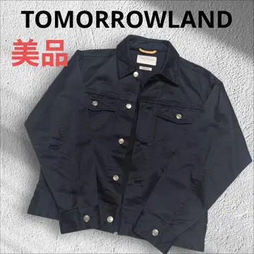 TOMORROWLAND 기자 코튼 새틴 트래커 자켓