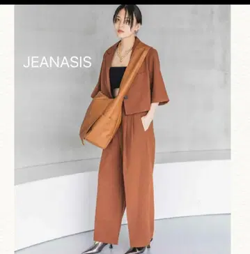 JEANASIS 오렌지 브라운 셋업