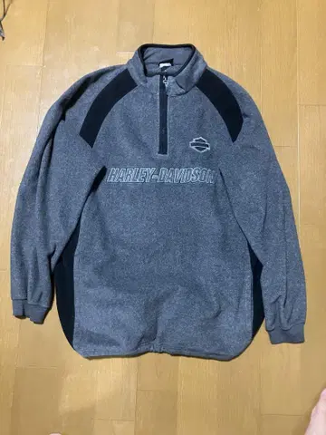 HARLEY-DAVIDSON 그레이 플리스 자켓
