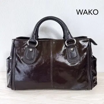 WAKO 긴자 와코 코팅 캔버스 백
