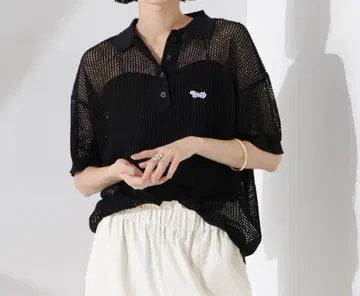 PENNEYS 별주 TheFOX 메쉬 폴로 니트, 택 포함