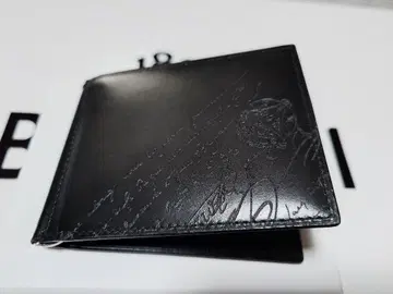 벨루티 피규어 스크릿 가죽 컴팩트 지갑