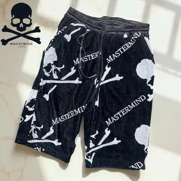 mastermind JAPAN 스컬 벨로아 숏 팬츠 L