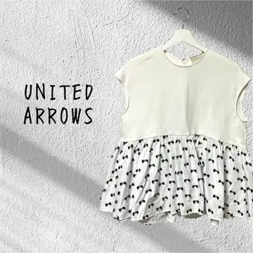 UNITED ARROWS 유나이티드 애로우즈 슬리브리스 상의