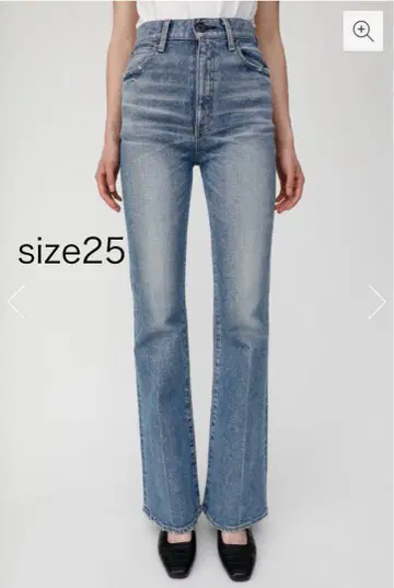 moussy MVS FLARE 사이즈 25 BLU 블루