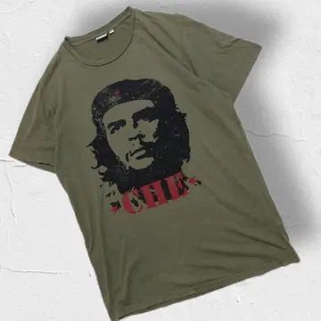 체 게바라 Ernesto Guevara 크루넥 티셔츠 카키