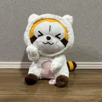 라스칼 푹신푹신 냥코 BIG 봉제 인형 화이트 고양이