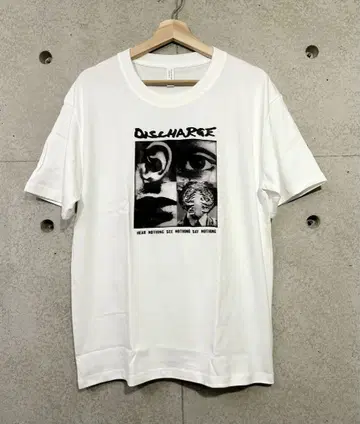 DISCHARGE 디스차지 crust 크러스트 밴딩 티셔츠