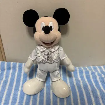 미키 봉제 인형 빅 밴드 비트 화이트 타키
