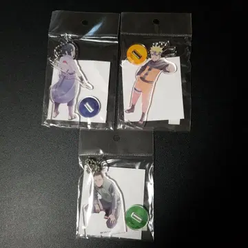 NARUTO  아크릴 키체인 나루토 사스케 시카말 미개봉 새상품