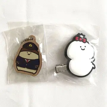 [미사용 새상품] 푸딩 키링, 문구 헤어핀 세트