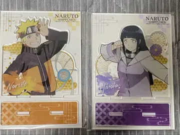 NARUTO 빈티지 시리즈 아크릴 스탠드 나루토 히나타 세트