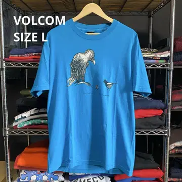 VOLCOM 구제 의류 스케이트 티셔츠 sizeL