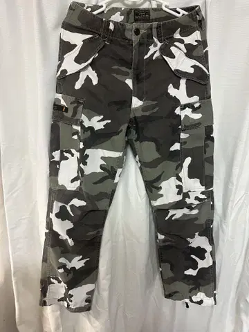 레어 Wraps 카고 팬츠 Snow Camo