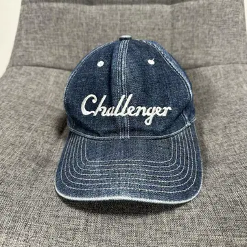 challenger 데님 캡 자수 아메카지 바이커