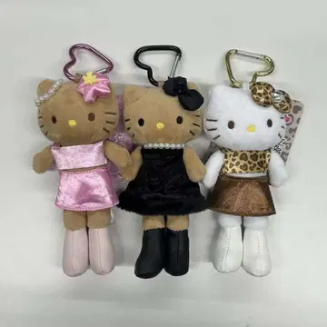 헬로키티 인형 키링 3개 세트