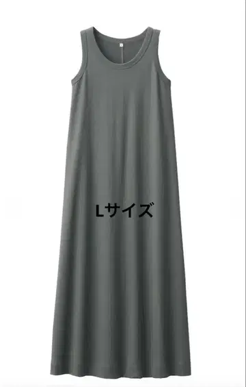 린넨 혼방 슬리브리스 원피스 무인양품 MUJI Labo