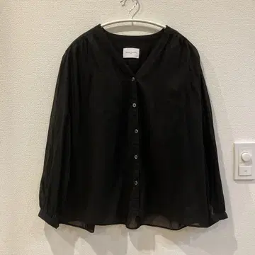 UNITED ARROWS 블랙 긴팔 셔츠