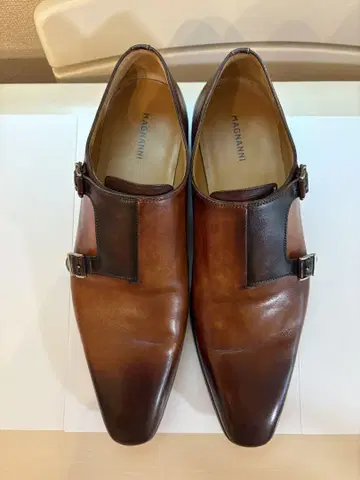 새상품급 MAGNANNI 마그나니 18889 더블 몽크 브라운 43