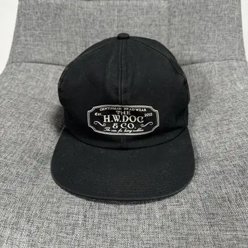블랙 THE H.W.DOG&CO. TRUCKER CAP