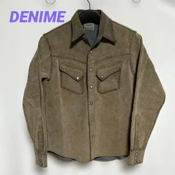 DENIME/두님 스웨이드 가죽 웨스턴 자켓