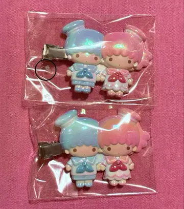 산리오 시크릿 마에가미 클립 리틀트윈스타 키키라라