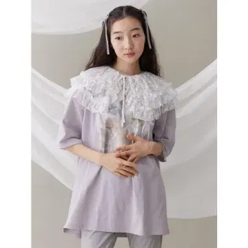 메리제니 flower frill 2way 탈부착 카라